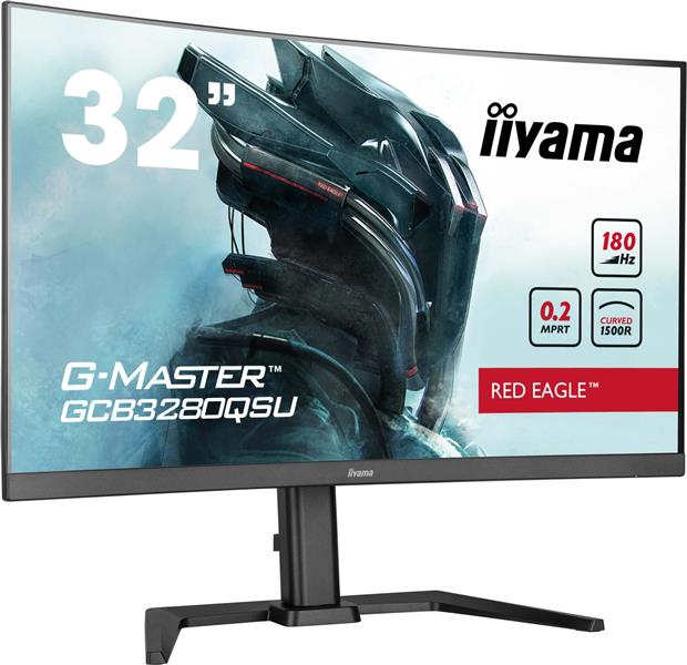 iiyama G-MASTER GCB3280QSU-B2 computer monitor 80 cm (31.5"") 2560 x 1440 Pixels Dual QHD LED Zwart