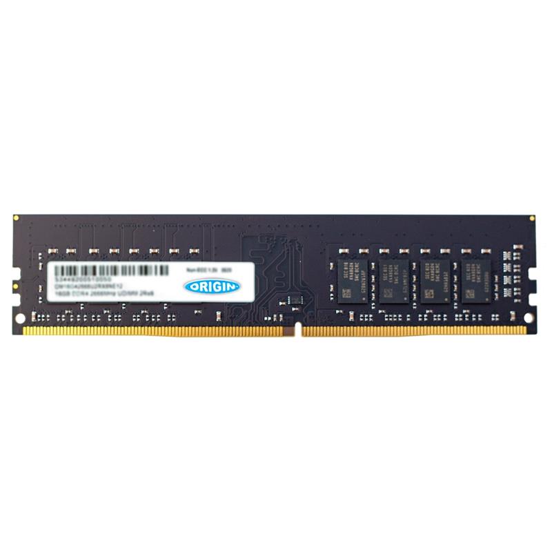 Origin Storage 16GB DDR4 3200MHz UDIMM 2Rx8 Non-ECC 1.2V geheugenmodule 1 x 16 GB