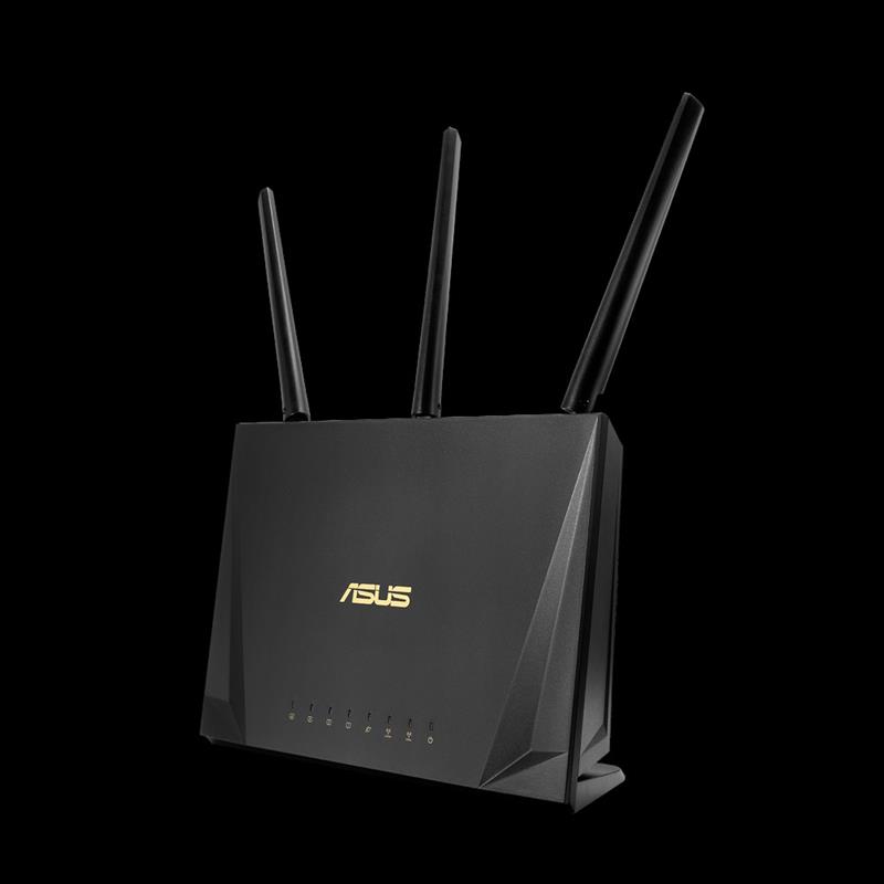 ASUS RT-AC85P draadloze router Dual-band (2.4 GHz / 5 GHz) Gigabit Ethernet Zwart
