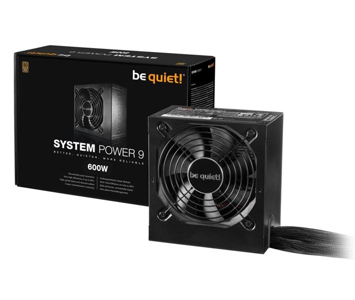 be quiet! System Power 9 power supply unit 600 W 20+4 pin ATX ATX Zwart