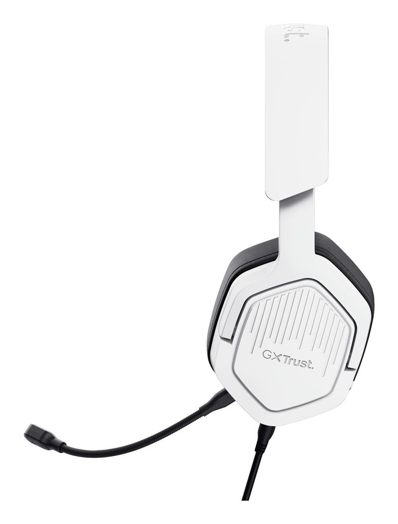 Trust GXT492W Carus Headset Bedraad Hoofdband Gamen Wit