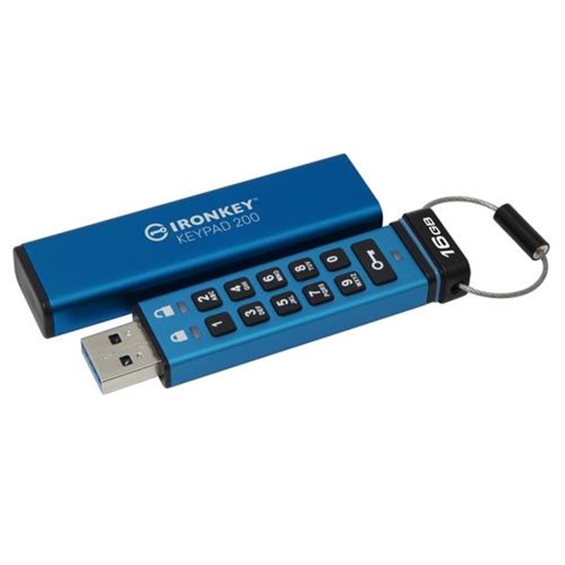 16GB IronKey Keypad 200 FIPS 140-3 Lvl3