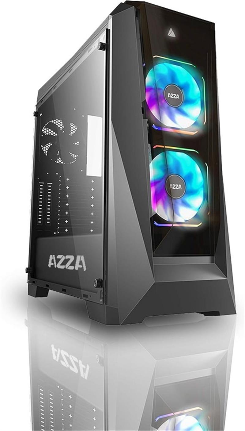 Case Azza Chroma 410B Midi Tower Zwart