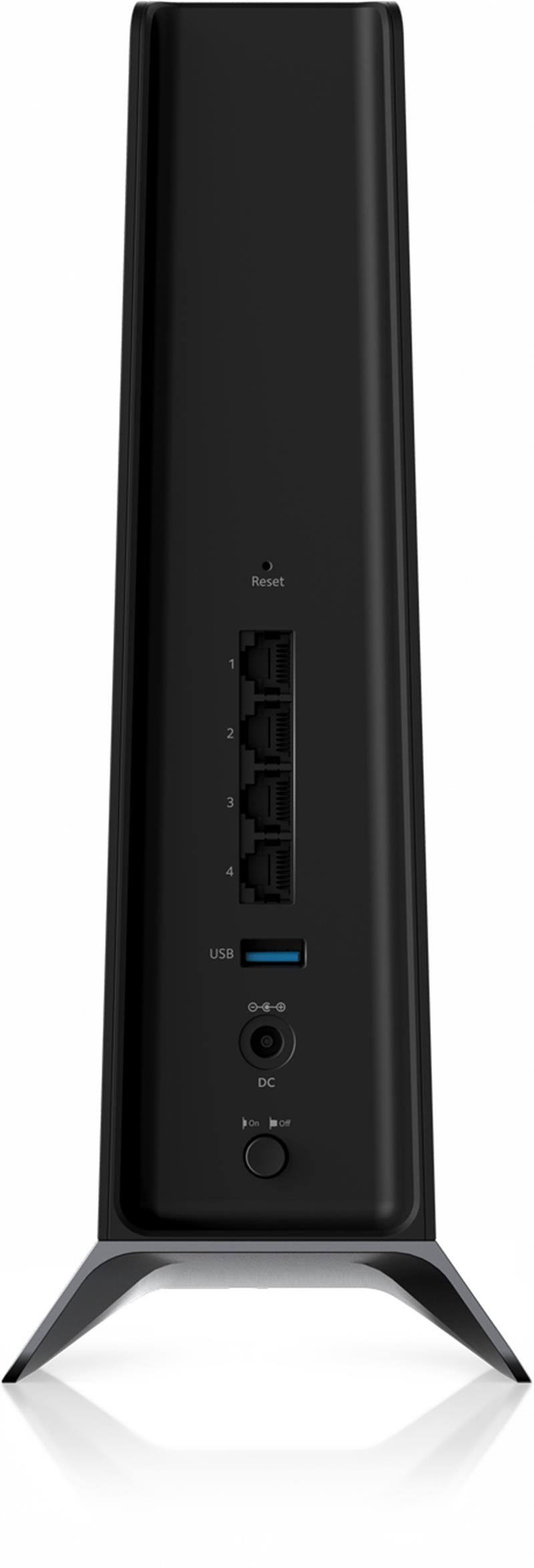 Netgear EAX80 draadloze router Gigabit Ethernet Zwart
