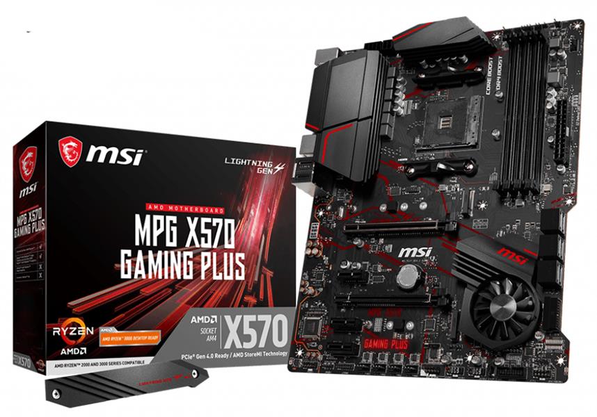 MSI MPG X570 Gaming Plus moederbord Socket AM4 ATX AMD X570
