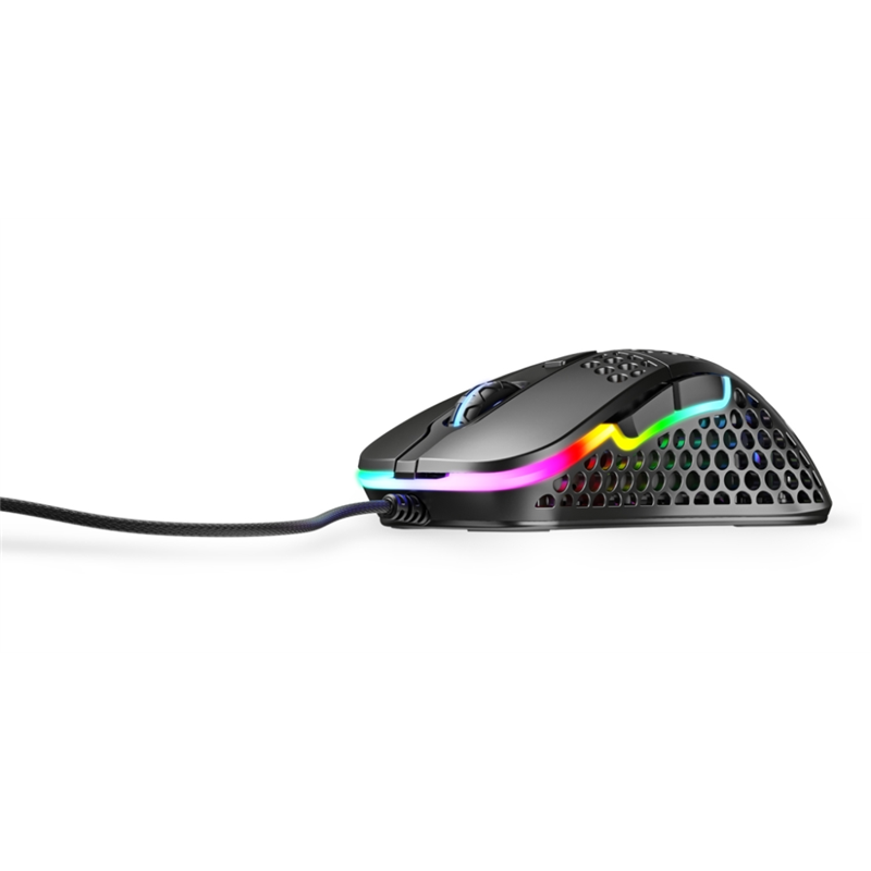 Xtrfy M4 Ultra Light - Optische Esport Gaming muis met RGB - Zwart