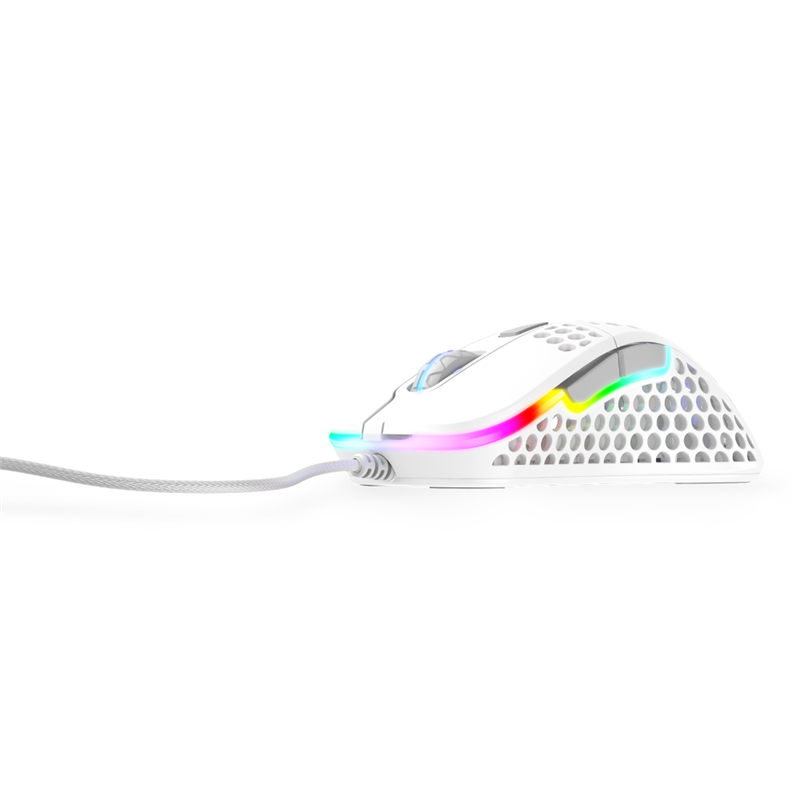 Xtrfy M4 Ultra Light - Optische Esport Gaming muis met RGB - Wit