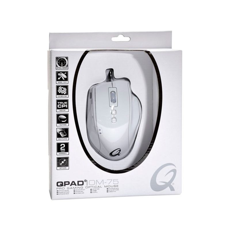QPAD|OM-75 Pro Gaming Optical Mouse