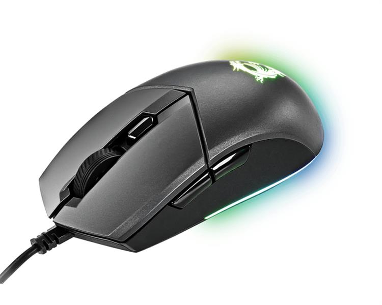 MSI Clutch GM11 muis Ambidextrous USB Type-A Optisch 5000 DPI