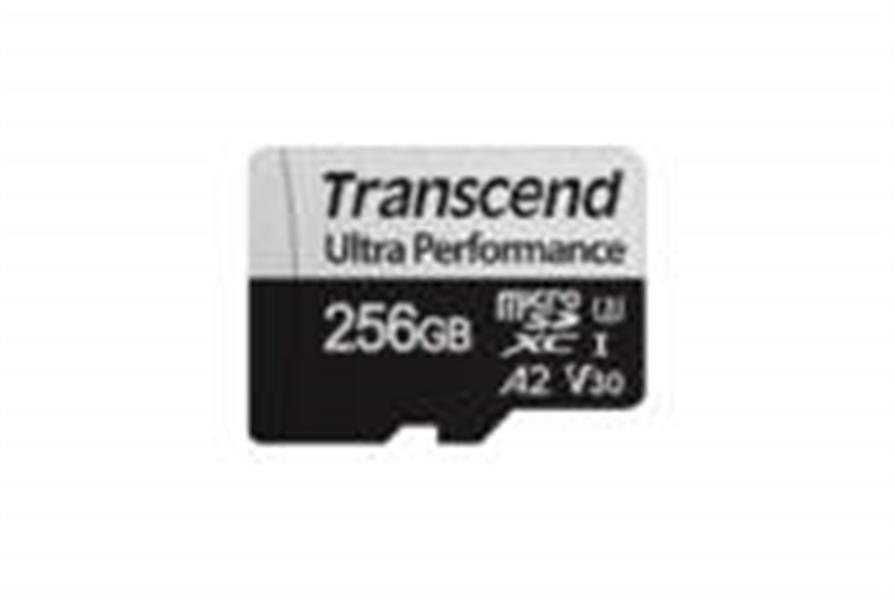 TRANSCEND 256GB microSD w adapter UHS-I