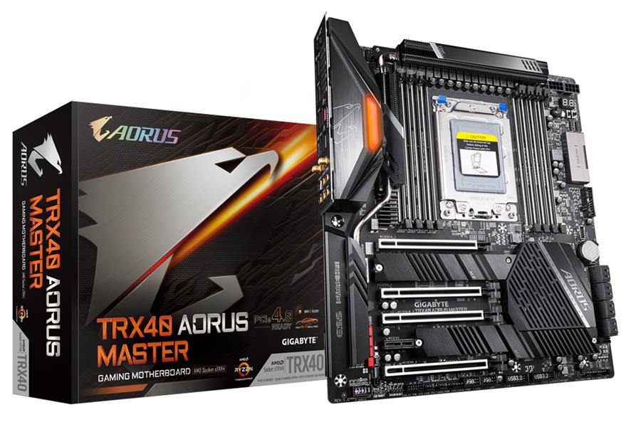 Gigabyte TRX40 AORUS MASTER moederbord sTRX4 Verlengd ATX AMD TRX40