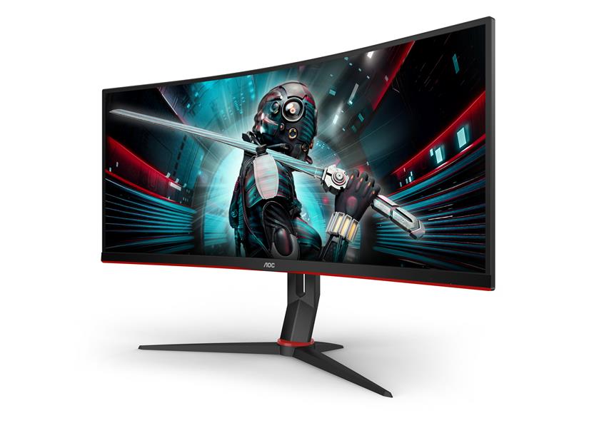 AOC Gaming CU34G2X/BK computer monitor 86,4 cm (34"") 3440 x 1440 Pixels WQHD LED Zwart