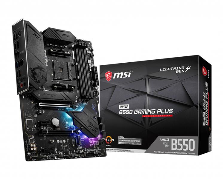 MSI MPG B550 Gaming Plus Socket AM4 ATX AMD B550
