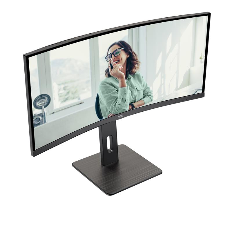 AOC CU34P3CV computer monitor 86,4 cm (34"") 3440 x 1440 Pixels UltraWide Quad HD LED Zwart