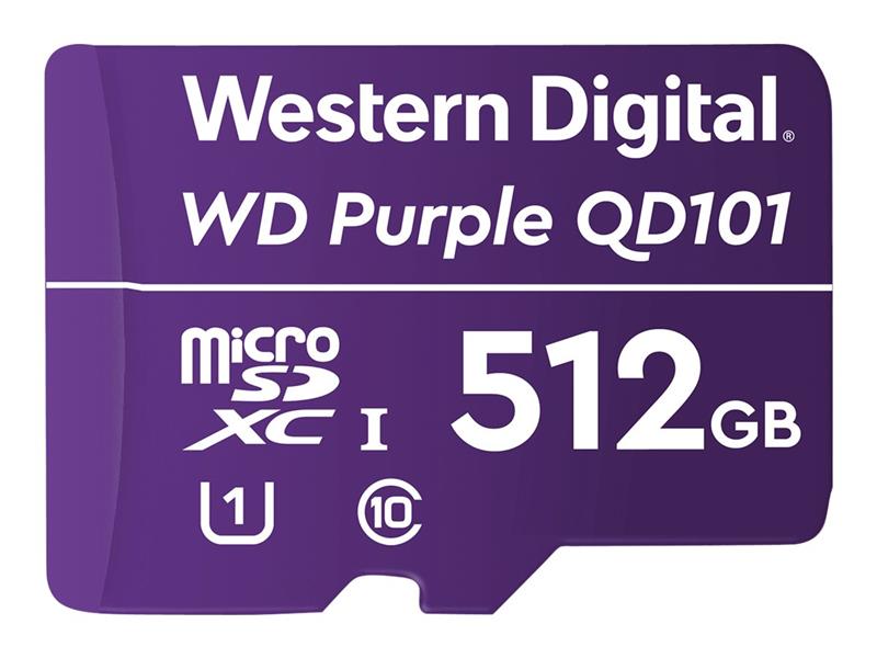 WD Purple 512GB SC QD101 microSD