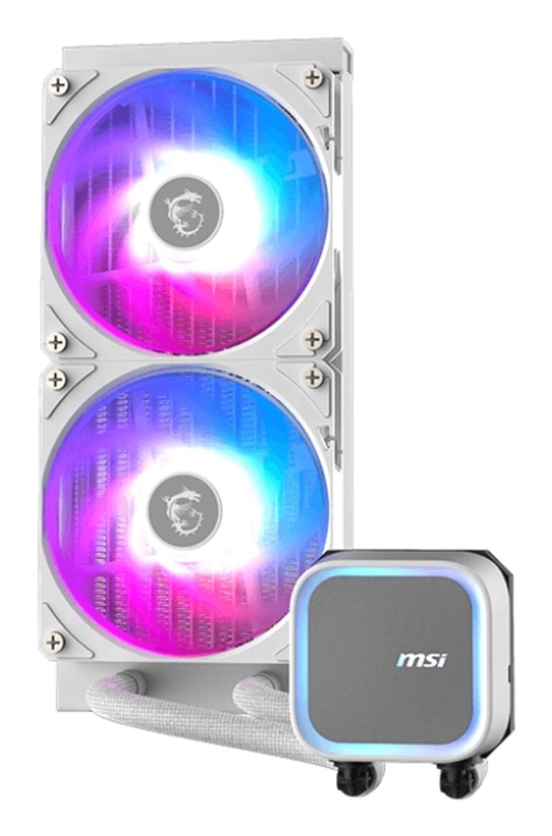 MSI MAG CORELIQUID A13 240 WHITE koelsysteem voor computers Moederbord, Processor Alles-in-één vloeistofkoeler 12 cm Wit 1 stuk(s)