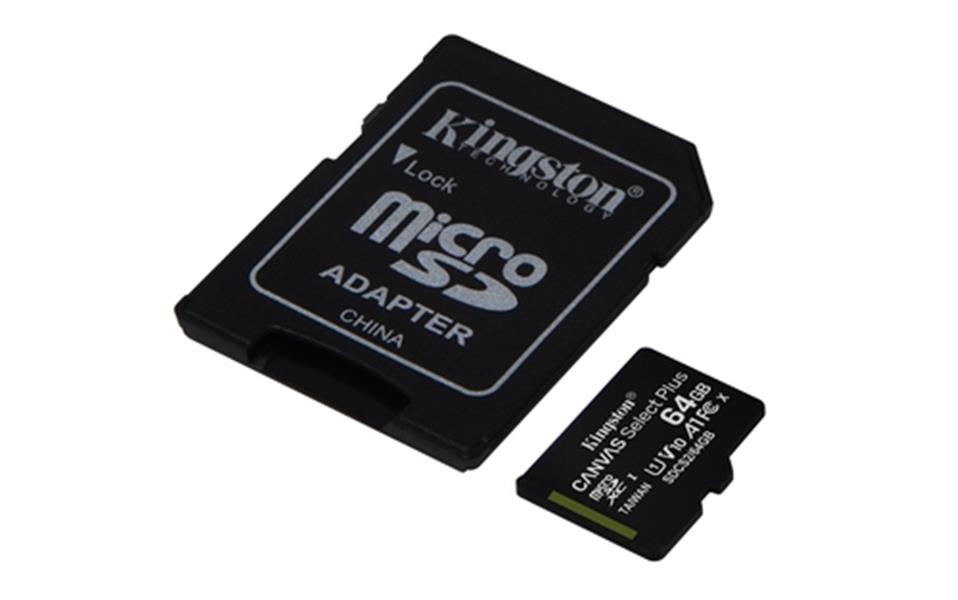 64GB MICROSDXC CANVAS SELECT 2P