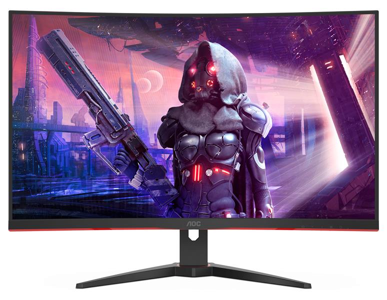 AOC Gaming CQ32G2SE/BK LED display 80 cm (31.5"") 2560 x 1440 Pixels 2K Ultra HD Zwart, Rood