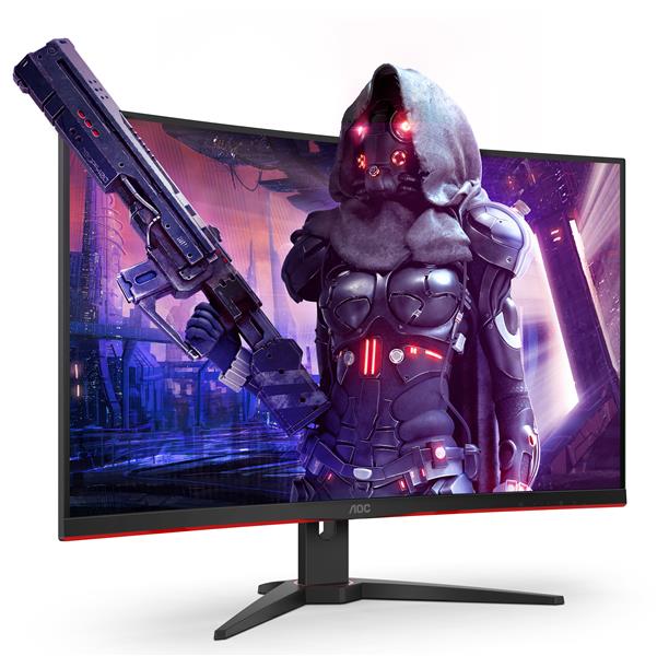 AOC Gaming CQ32G2SE/BK LED display 80 cm (31.5"") 2560 x 1440 Pixels 2K Ultra HD Zwart, Rood