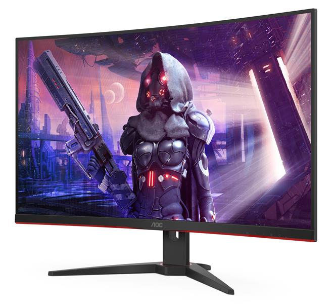 AOC Gaming CQ32G2SE/BK LED display 80 cm (31.5"") 2560 x 1440 Pixels 2K Ultra HD Zwart, Rood