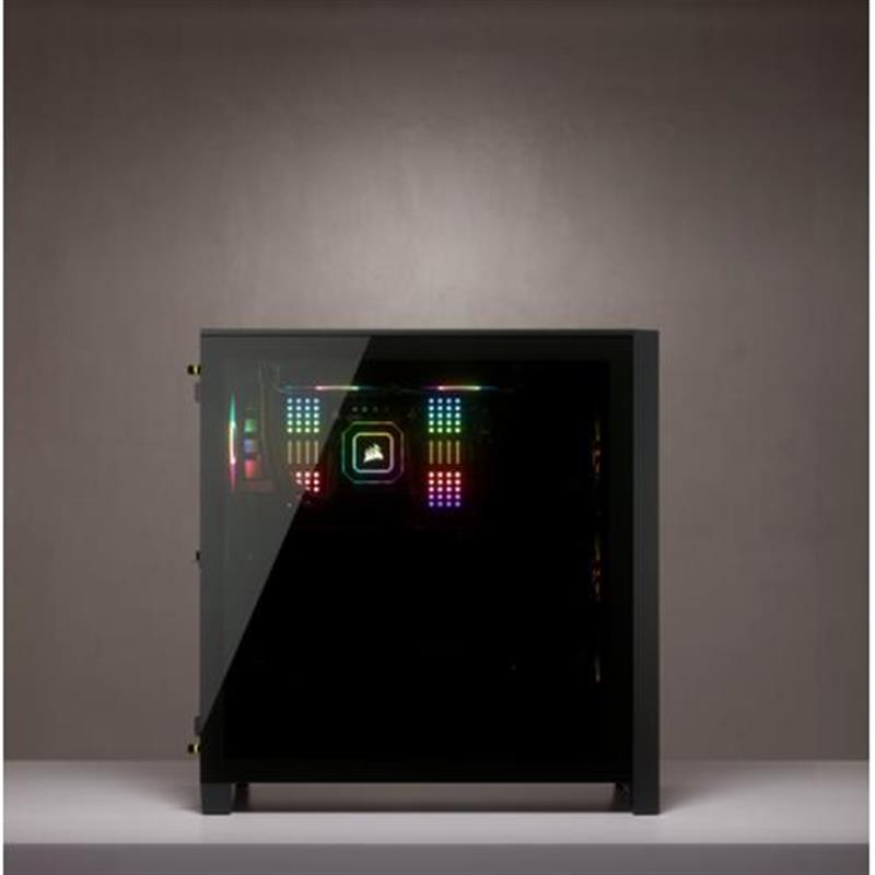 Corsair iCUE 4000X RGB Midi Tower Zwart