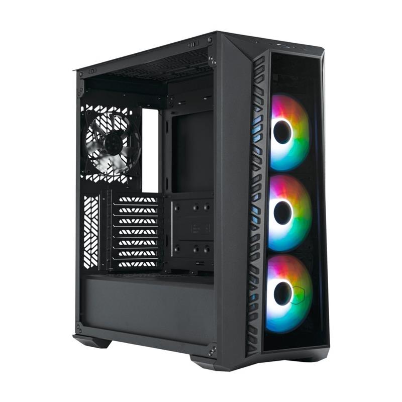 Cooler Master MasterBox 520 Black ATX Midi-Tower Edge-to-edge transparent window