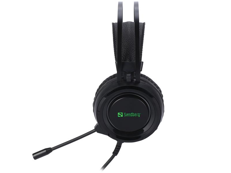 Sandberg 126-22 hoofdtelefoon/headset Hoofdband 3,5mm-connector Zwart