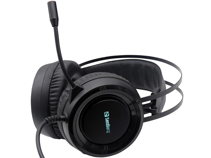 Sandberg 126-22 hoofdtelefoon/headset Hoofdband 3,5mm-connector Zwart