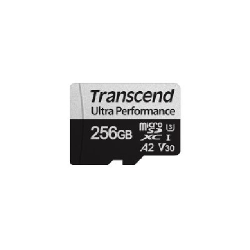 TRANSCEND 256GB microSD w adapter UHS-I