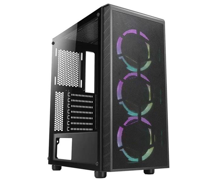 Case Azza Prima 360 Midi Tower zwart