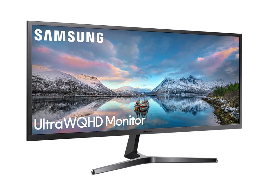 Samsung LS34J550WQR 86,4 cm (34"") 3440 x 1440 Pixels UltraWide Quad HD LED Zwart