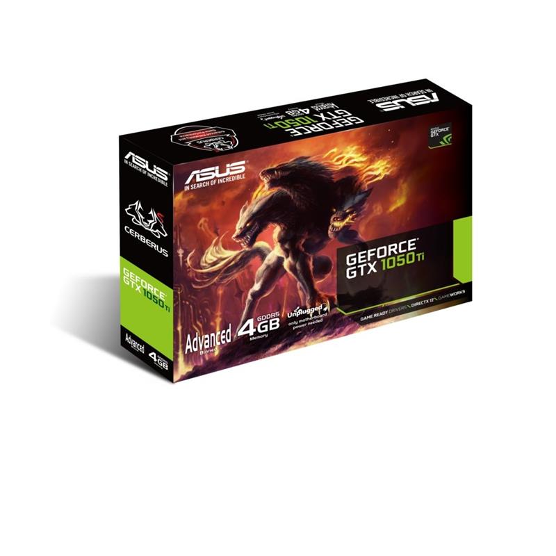 ASUS CERBERUS-GTX1050TI-A4G GeForce GTX 1050 Ti 4 GB GDDR5