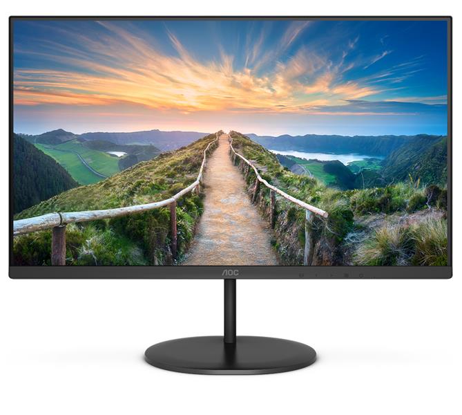 AOC V4 U27V4EA computer monitor 68,6 cm (27"") 3840 x 2160 Pixels 4K Ultra HD LED Zwart