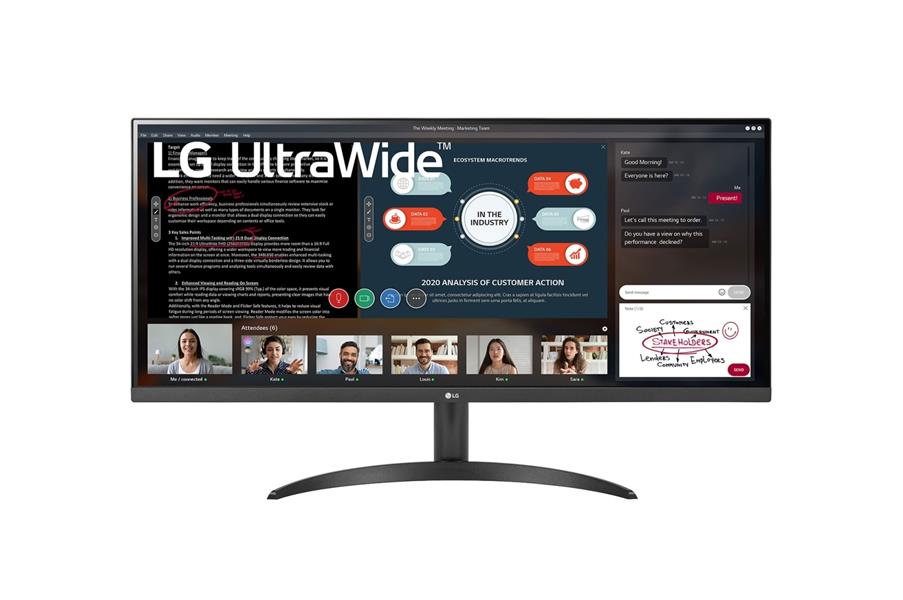 LG 34WP500-B 86,4 cm (34"") 2560 x 1080 Pixels UltraWide Full HD LED Zwart