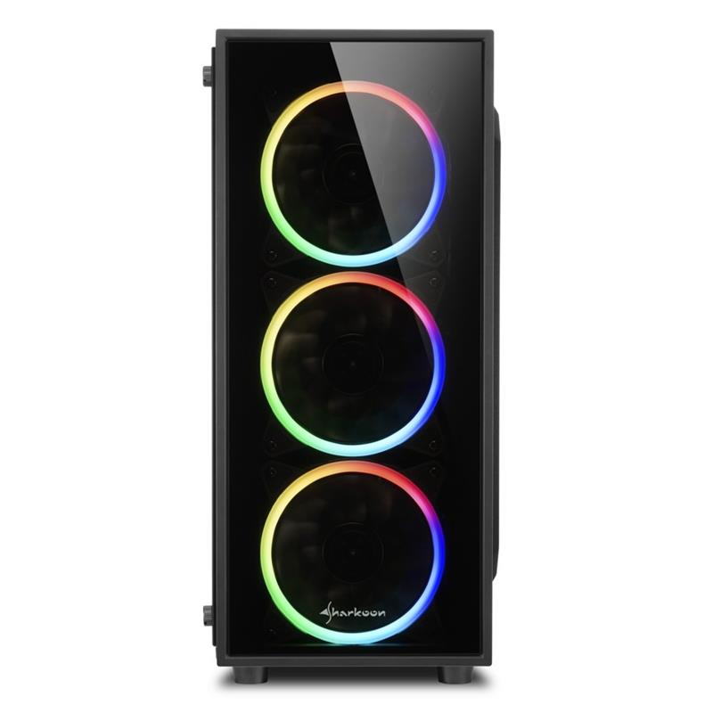 Sharkoon TG4 Midi Tower Zwart