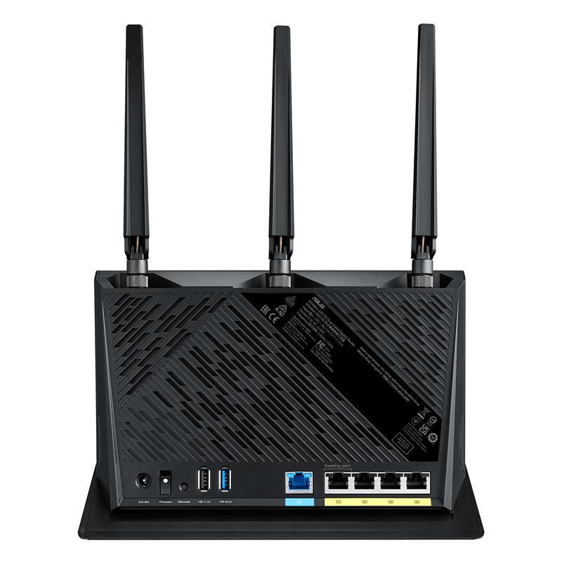 ASUS RT-AX86S draadloze router Gigabit Ethernet Dual-band (2.4 GHz / 5 GHz) Zwart