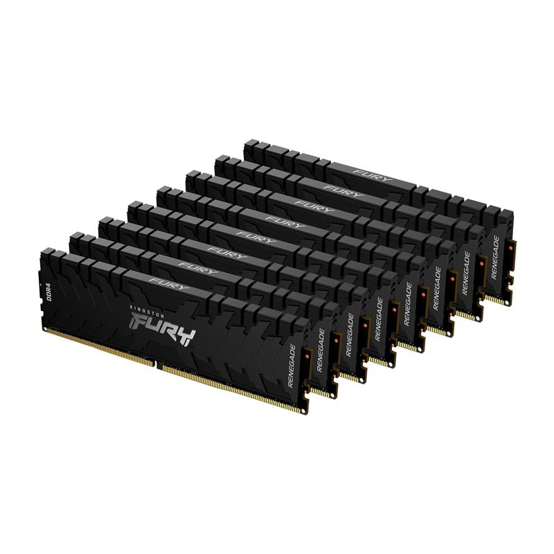 Kingston Technology FURY Renegade geheugenmodule 256 GB 8 x 32 GB DDR4 3200 MHz