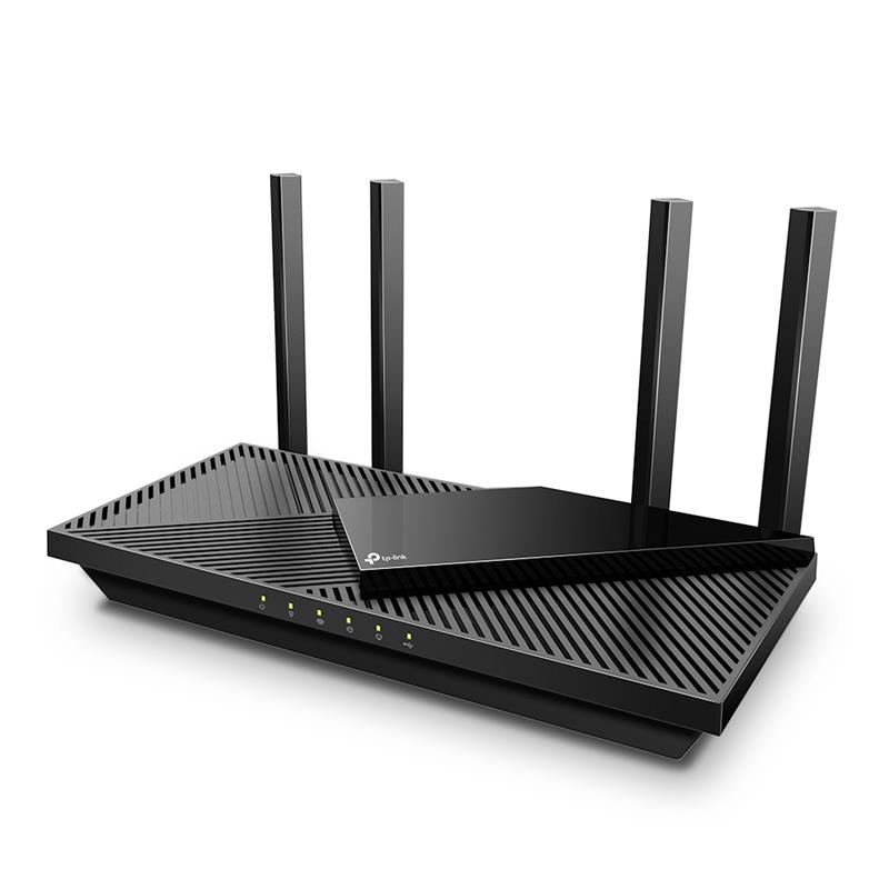 TP-LINK Archer AX55 draadloze router Gigabit Ethernet Dual-band (2.4 GHz / 5 GHz) 5G Zwart