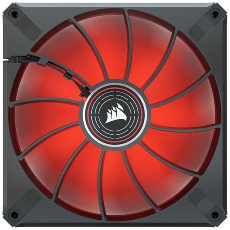 Corsair ML140 LED ELITE 140mm Red LED Fan 1P