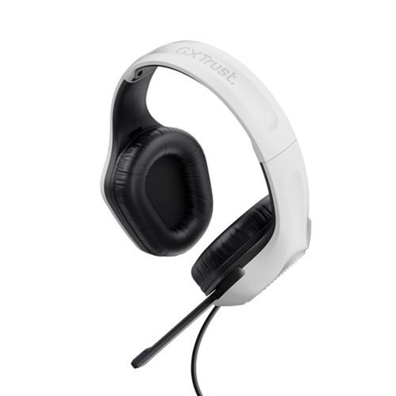 Trust GXT 415W Zirox Headset Bedraad Hoofdband Gamen Wit