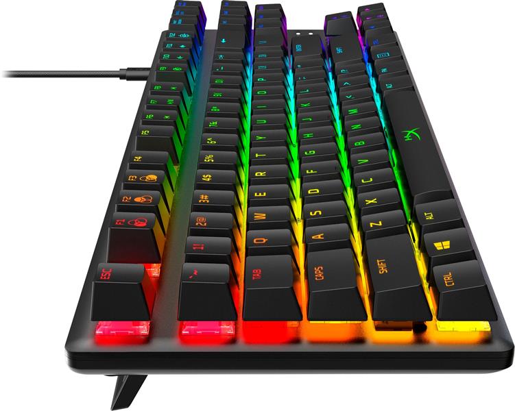 HyperX Alloy Origins Core - Mechanical Gaming Keyboard - HX Red (US Layout) toetsenbord USB QWERTY Amerikaans Engels Zwart