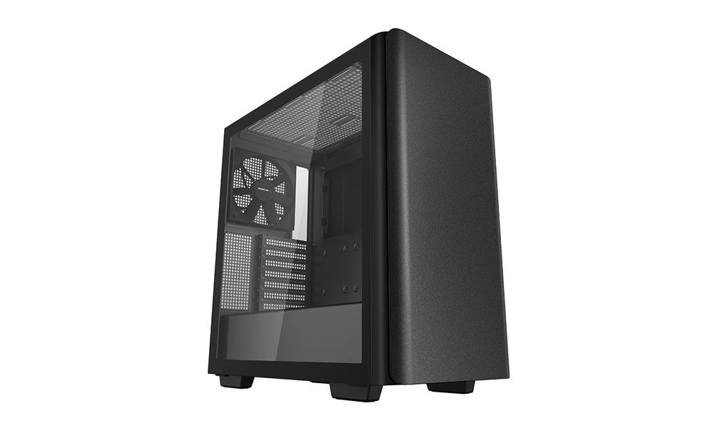 DeepCool CG560 Mid-Tower ATX PC Case 3x Pre-Installed 120mm ARGB Fans 1x Pre-Installed 140mm Fan Airflow Front Panel Tempered Glass Side Panel 5V ARGB