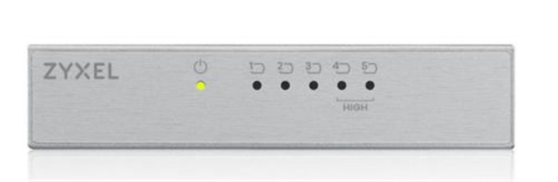 Zyxel ES-105A Unmanaged Fast Ethernet (10/100) Zilver