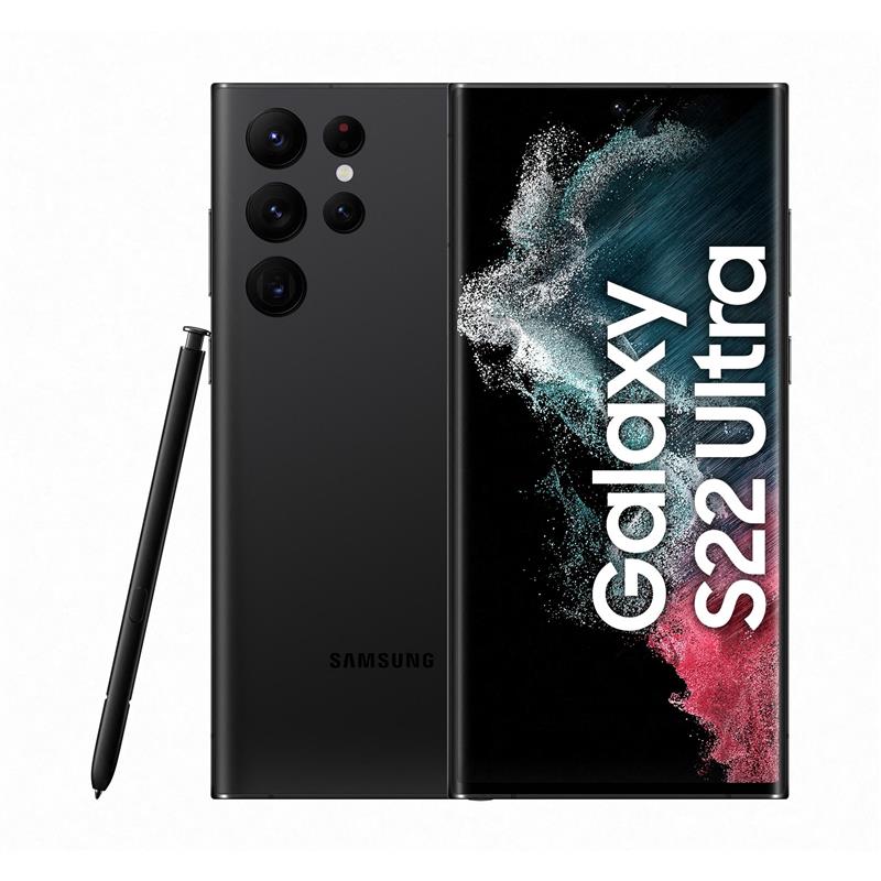 Samsung Galaxy S22 Ultra SM-S908B 17,3 cm (6.8"") Dual SIM Android 12 5G USB Type-C 8 GB 128 GB 5000 mAh Zwart