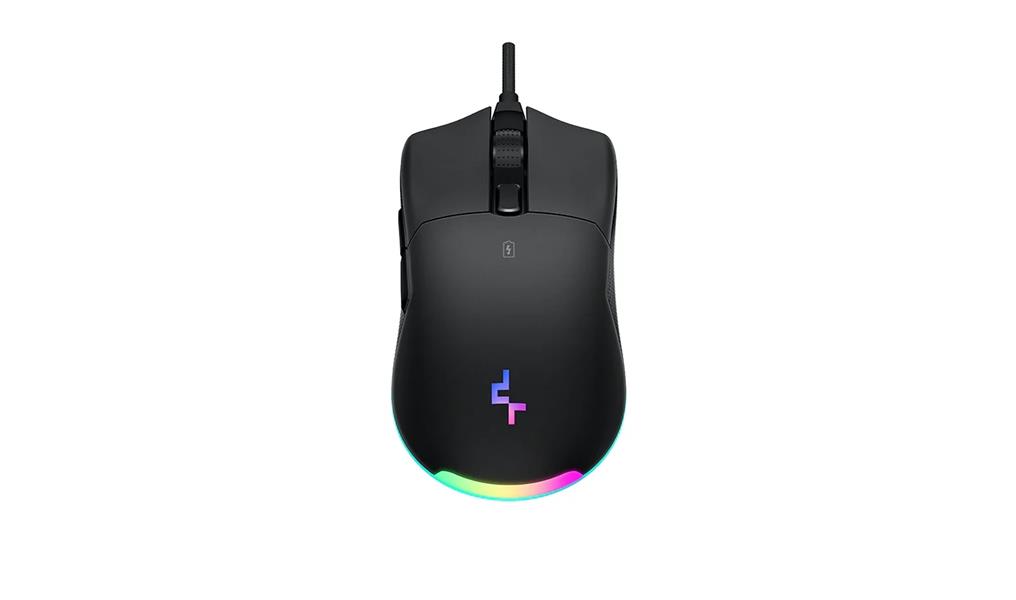 DeepCool MG350 FPS Gaming Mouse Pixart PAW 3335 16000DPI 92 0g Single Colour Marrs Green Lighting 8 Progammable Buttons Software Control Macro Functio