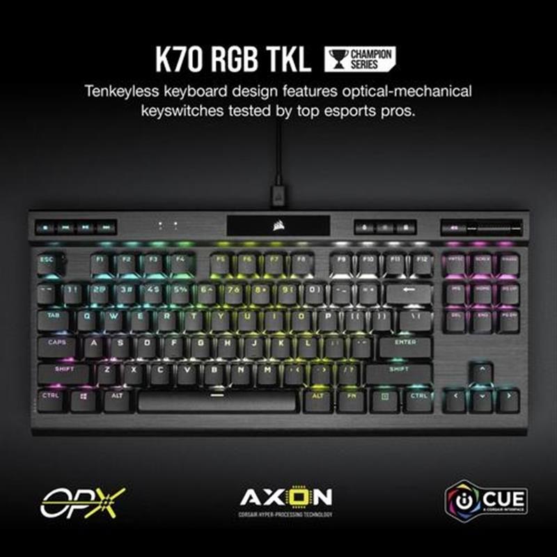K70 RGB TKL Backlit RGB LED