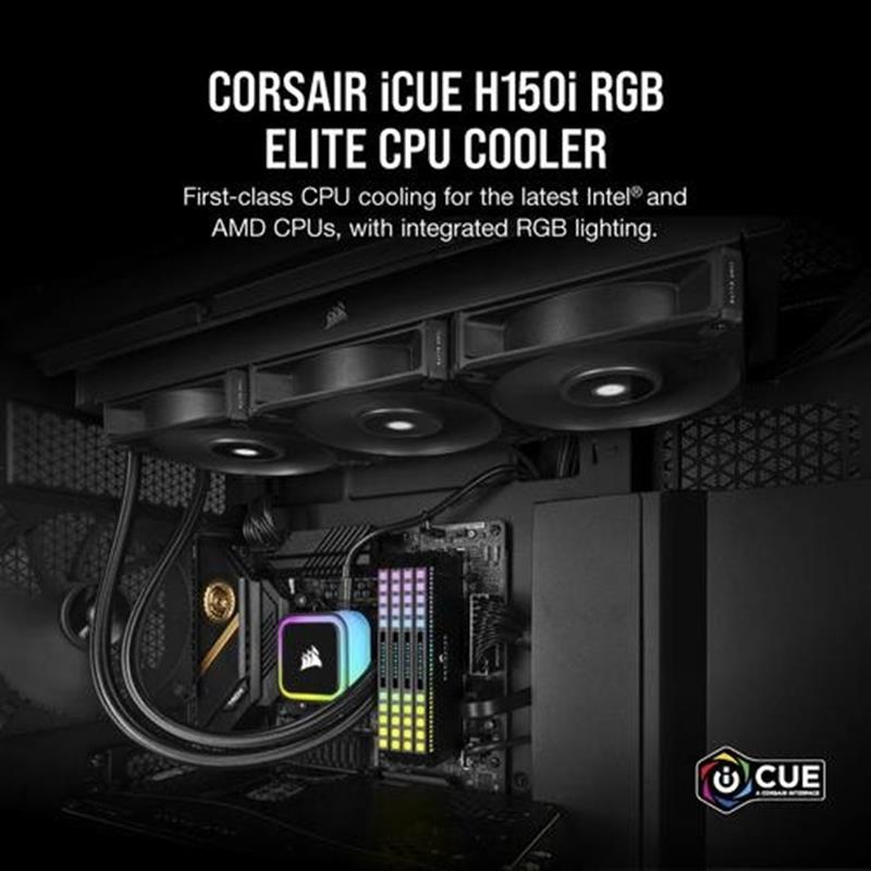 iCUE H150i ELITE RGB Liquid CPU Cooler