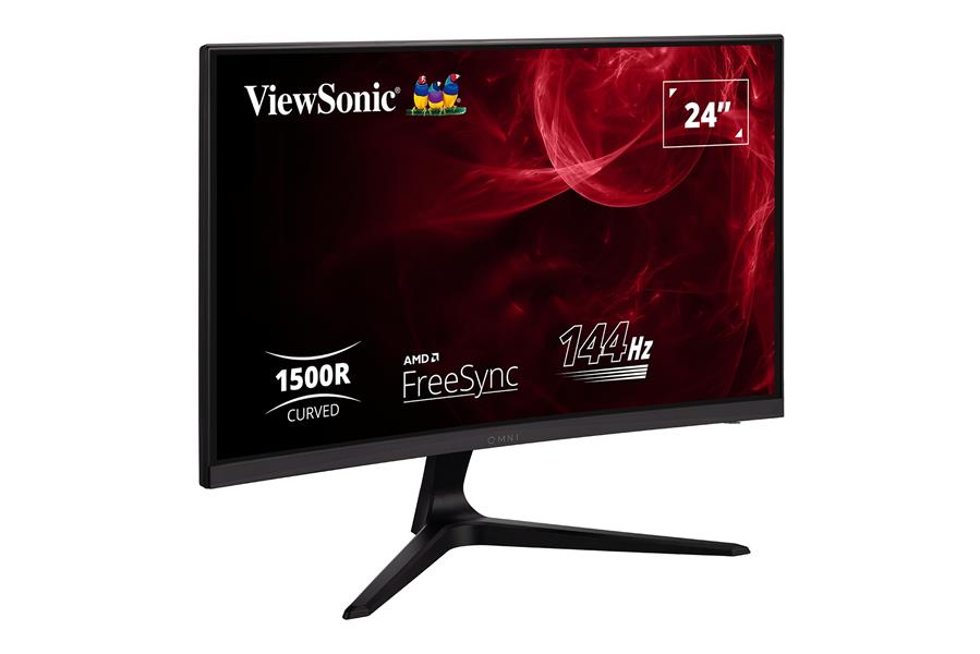 Viewsonic VX Series VX2418C computer monitor 61 cm (24"") 1920 x 1080 Pixels LCD Zwart