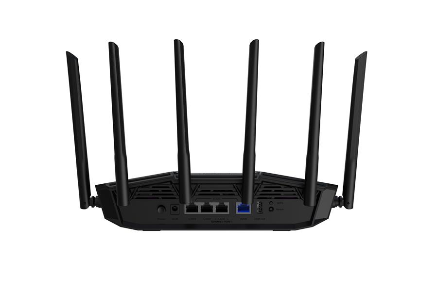 ASUS TUF Gaming BE6500 (TUF-BE6500) draadloze router 2.5 Gigabit Ethernet Dual-band (2.4 GHz / 5 GHz) Zwart