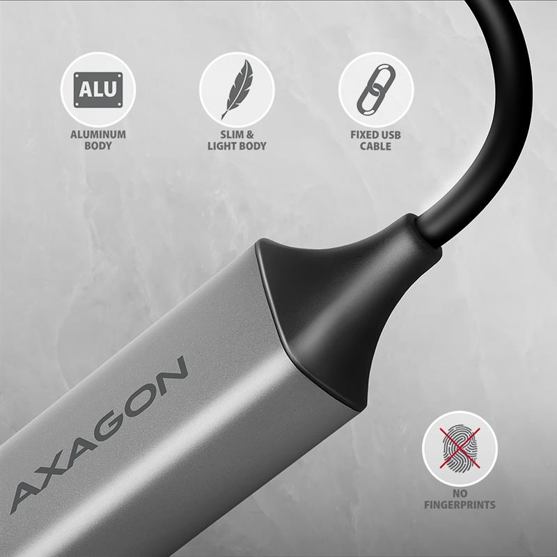 AXAGON USB-C USB-A 3 2 Gen 1 - Gigabit Ethernet adapter Asix AX88179
